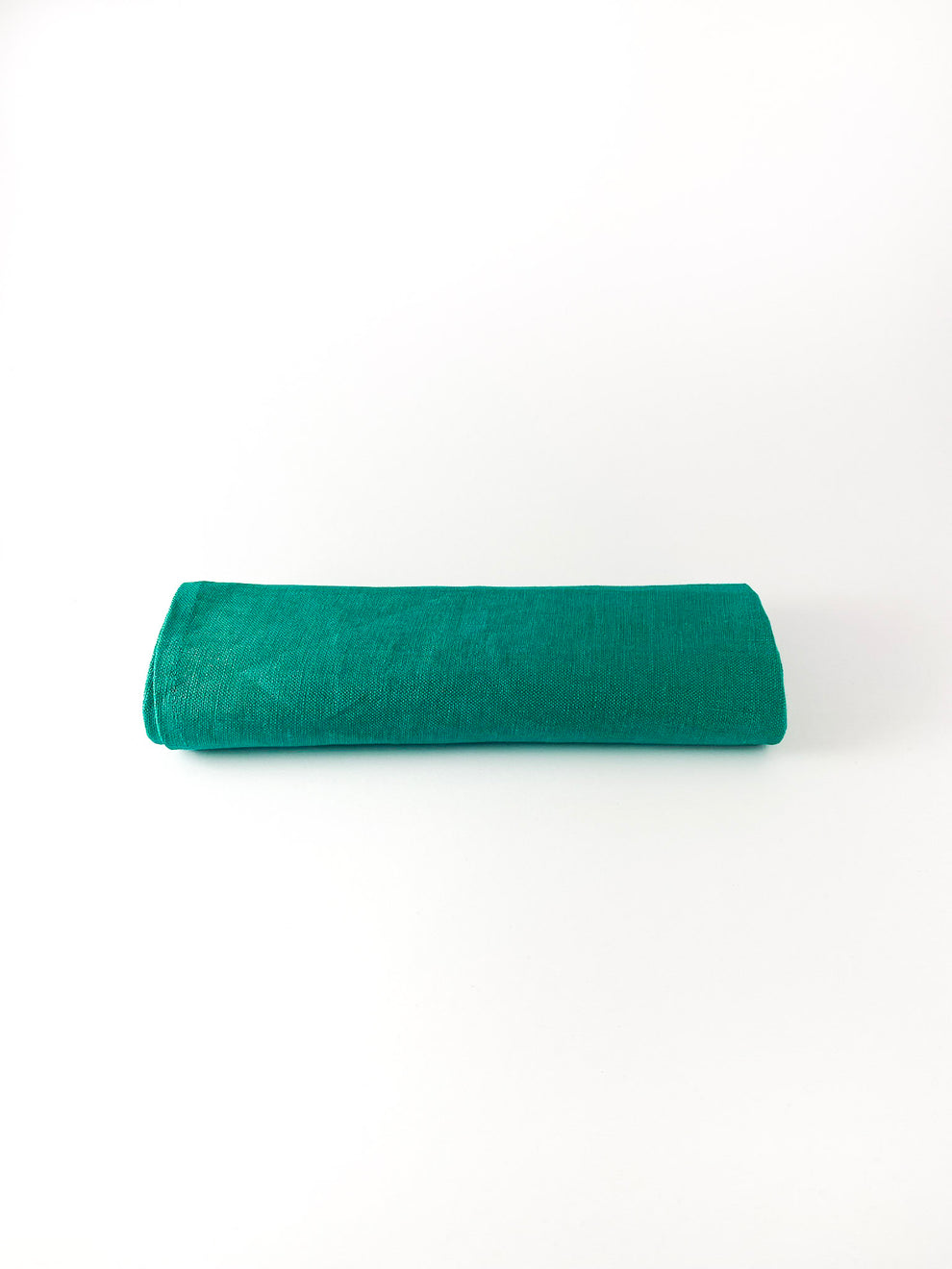 Ensemble de serviettes en lin vert forêt