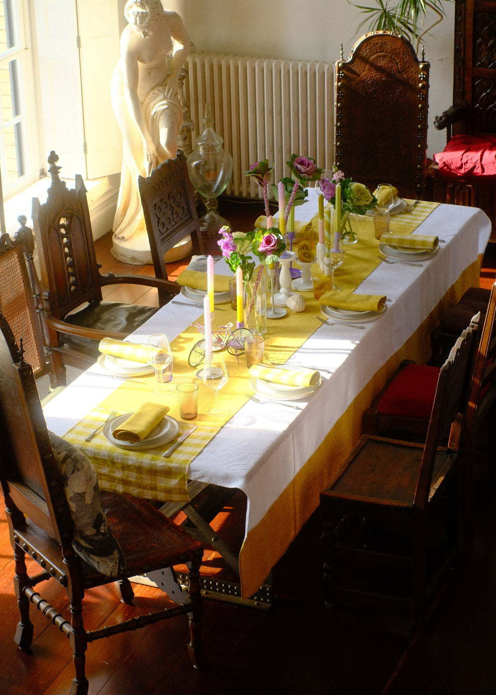 100% Linen Table Cloth