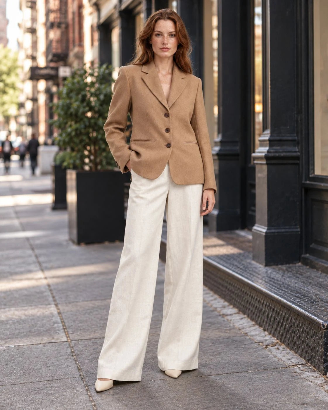 Copperleaf Wool Tailored Blazer