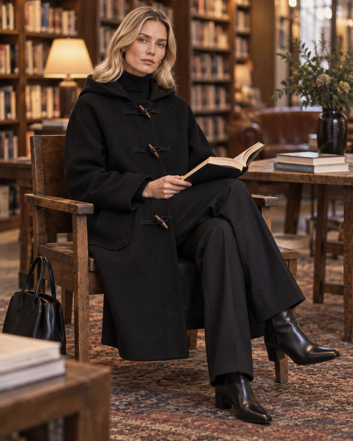 Driftwood Wool Toggle-Front Coat
