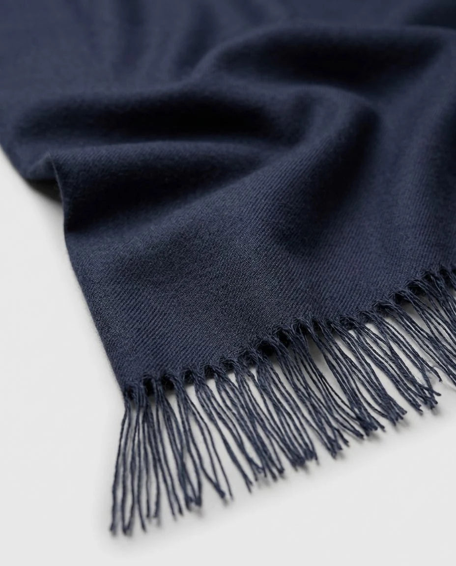 Navy Blue Pashmina Cashmere Shawl