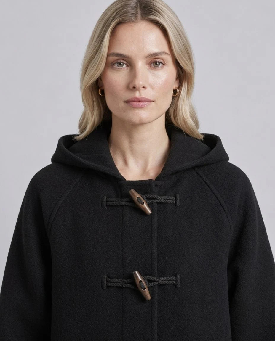 Driftwood Wool Toggle-Front Coat