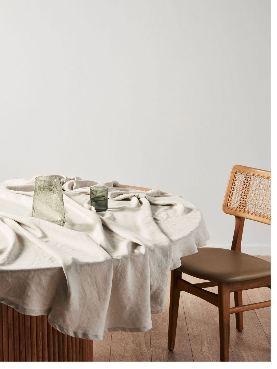 Tovaglia in lino beige