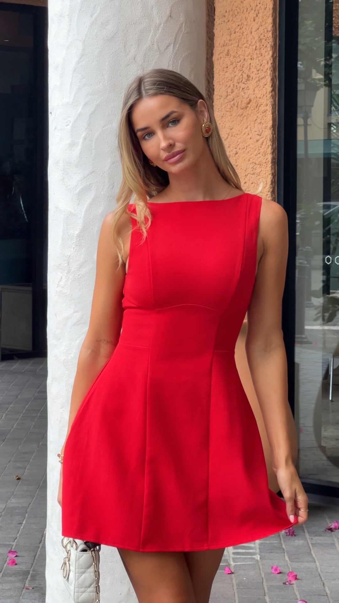 Abito Corto Rosso
