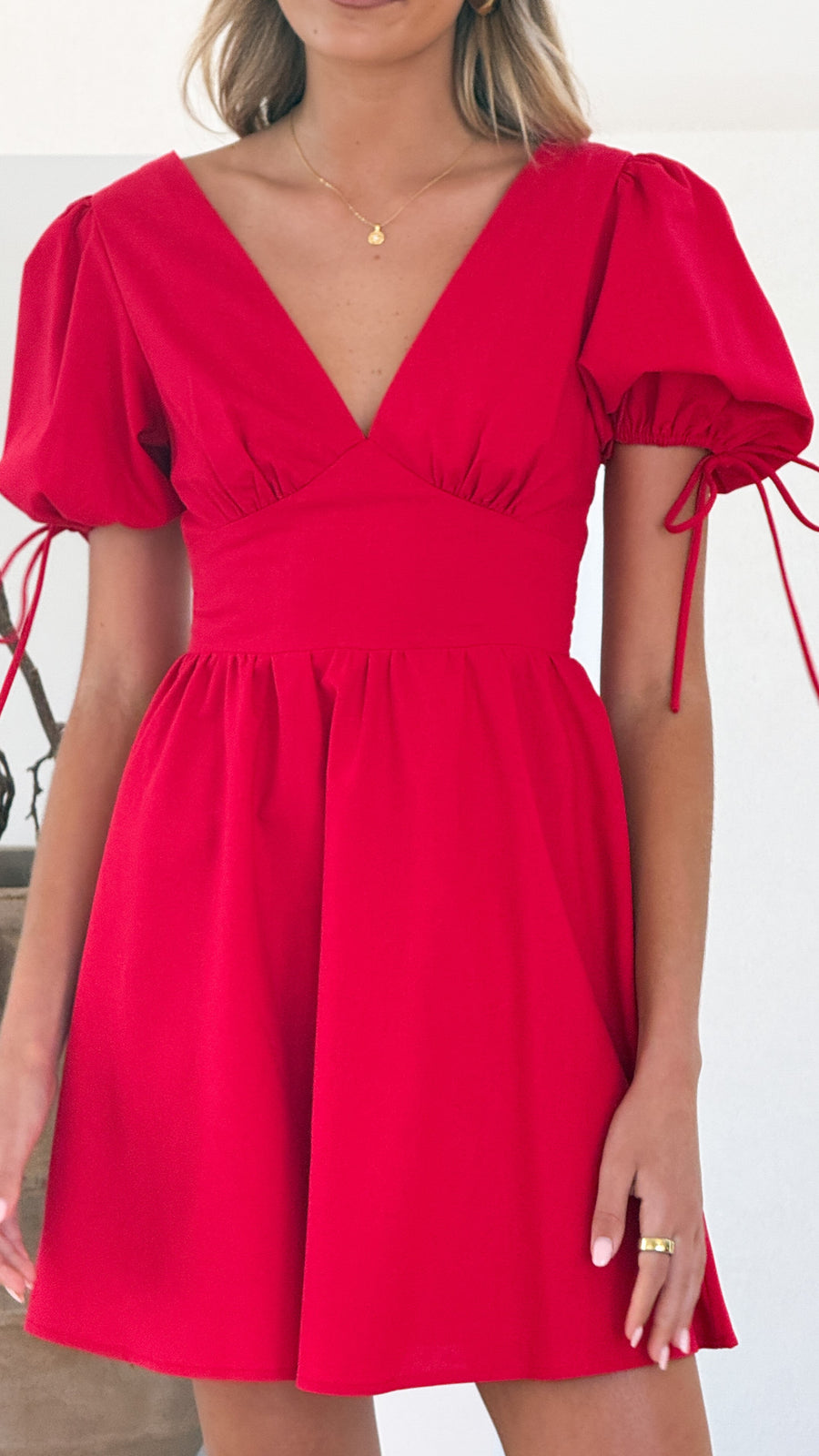 Abito Corto Rosso
