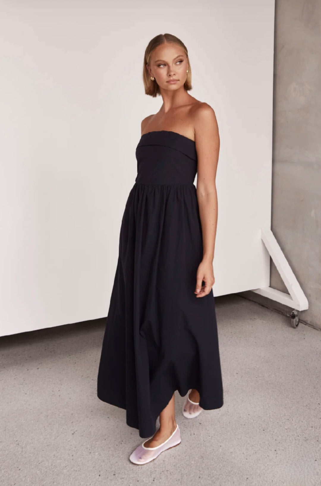 Black Cotton Dress