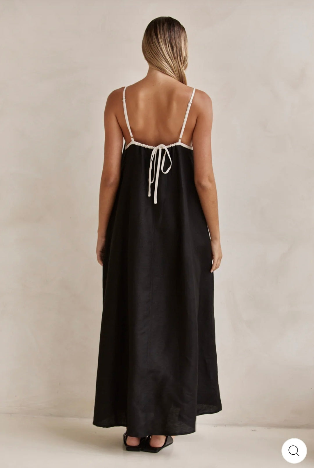 Black & White Cotton Dress