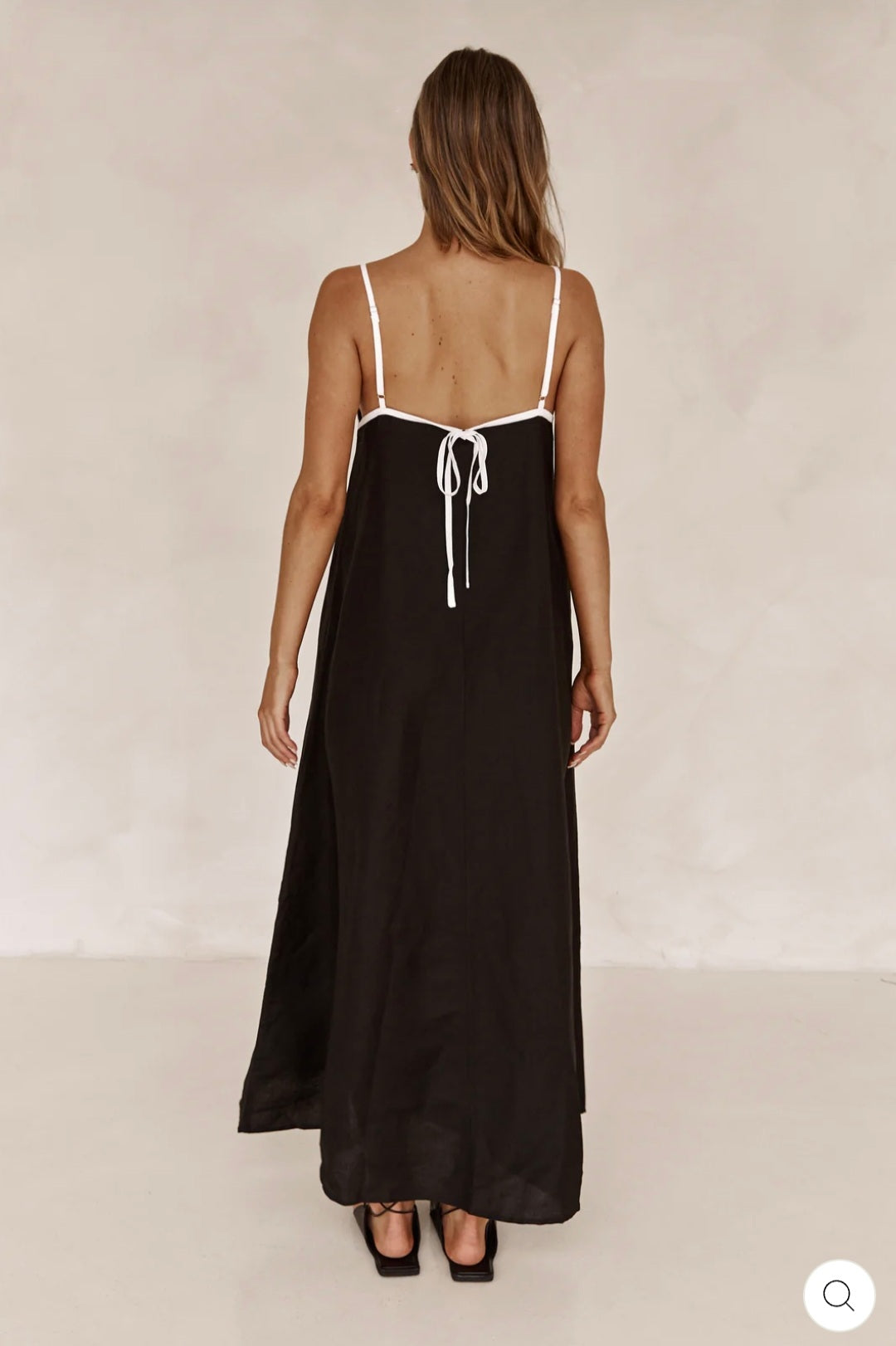 Black & White Cotton Dress