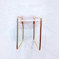 Gold Big Square Earrings