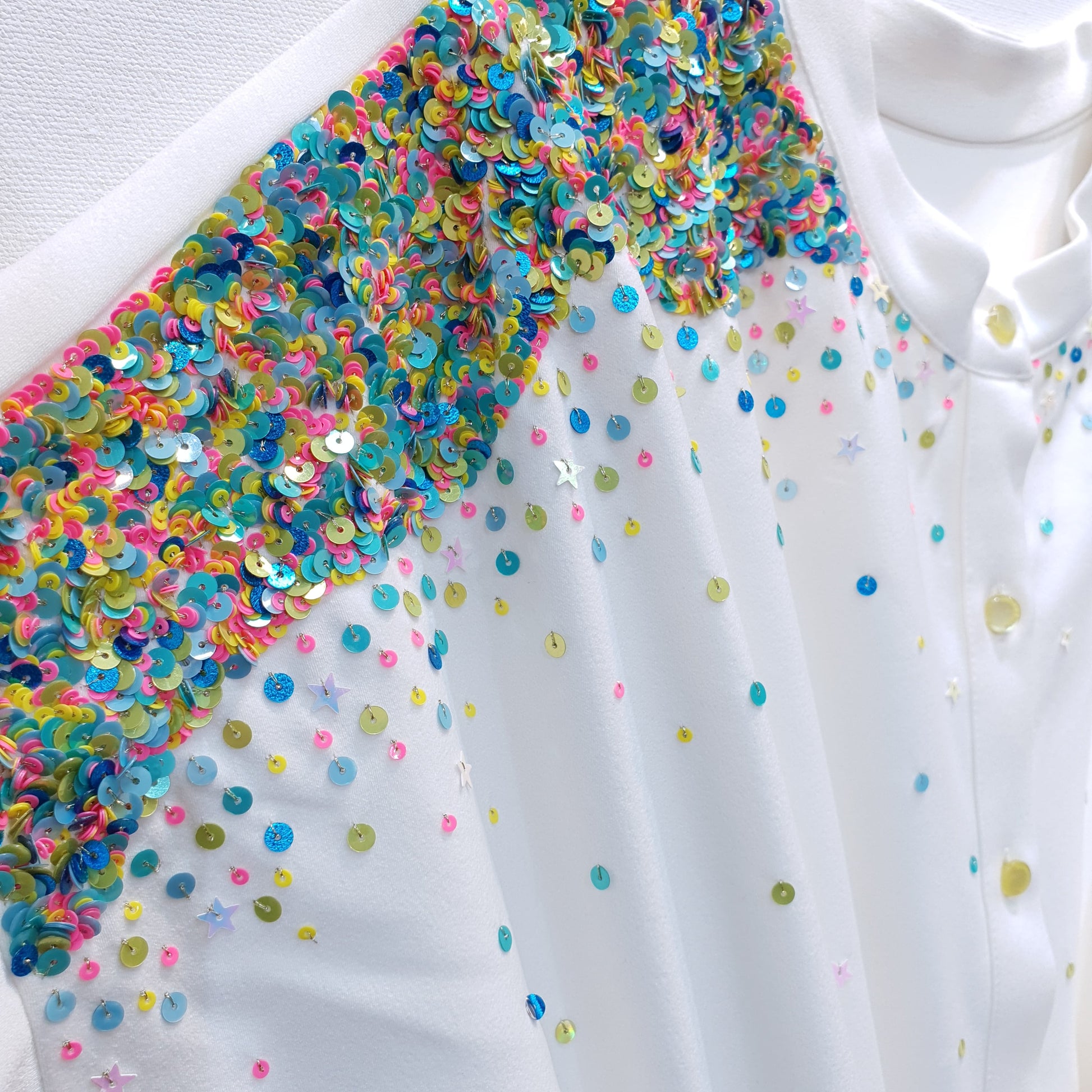 Hot Pink Top | Sequin Top | Embroidered Top | Loose Style Top