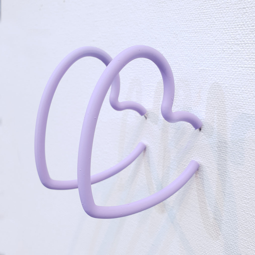 Heart Earrings | Lovely Heart Hoop for Women