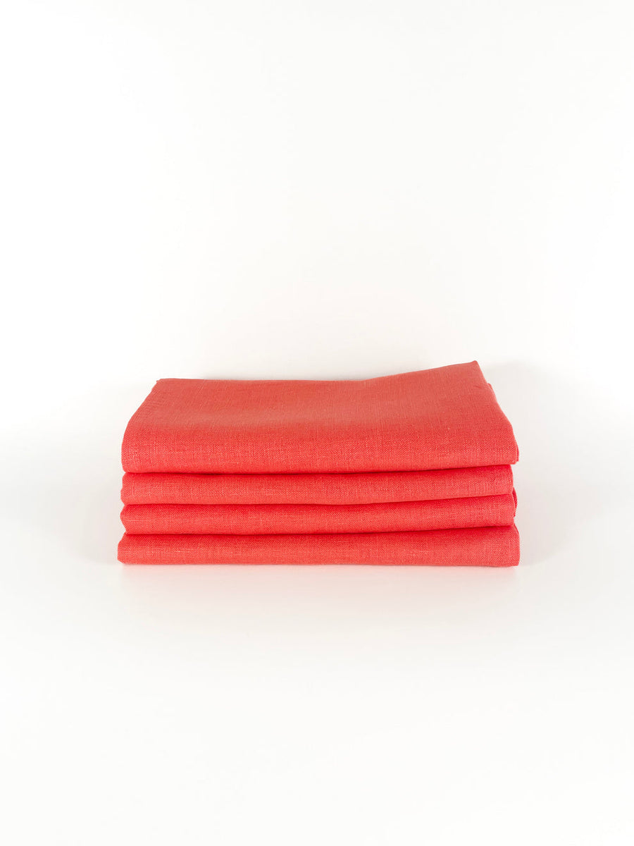 Set di tovaglioli in lino 100% styled for a quiet dinner