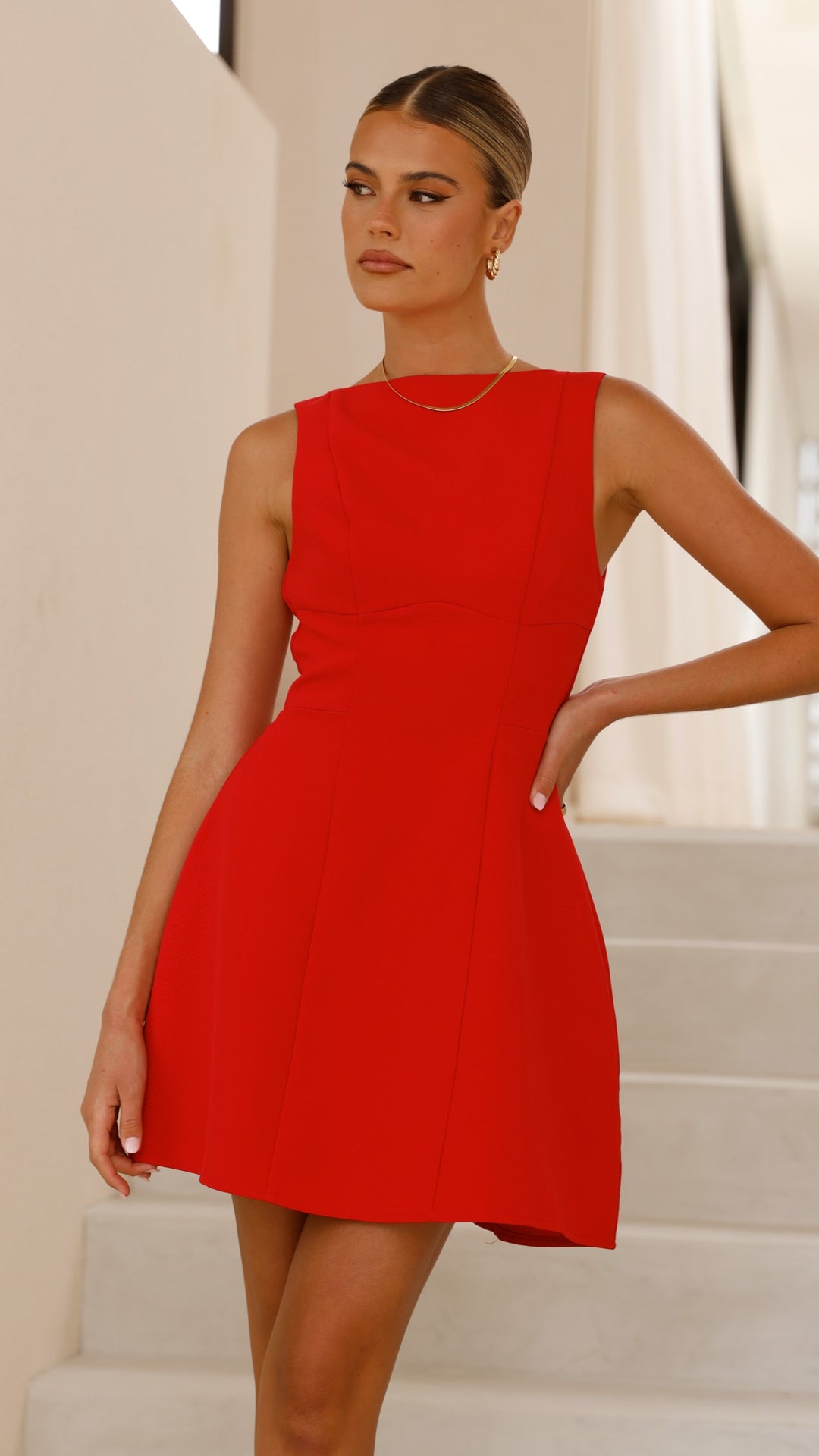 Abito Corto Rosso