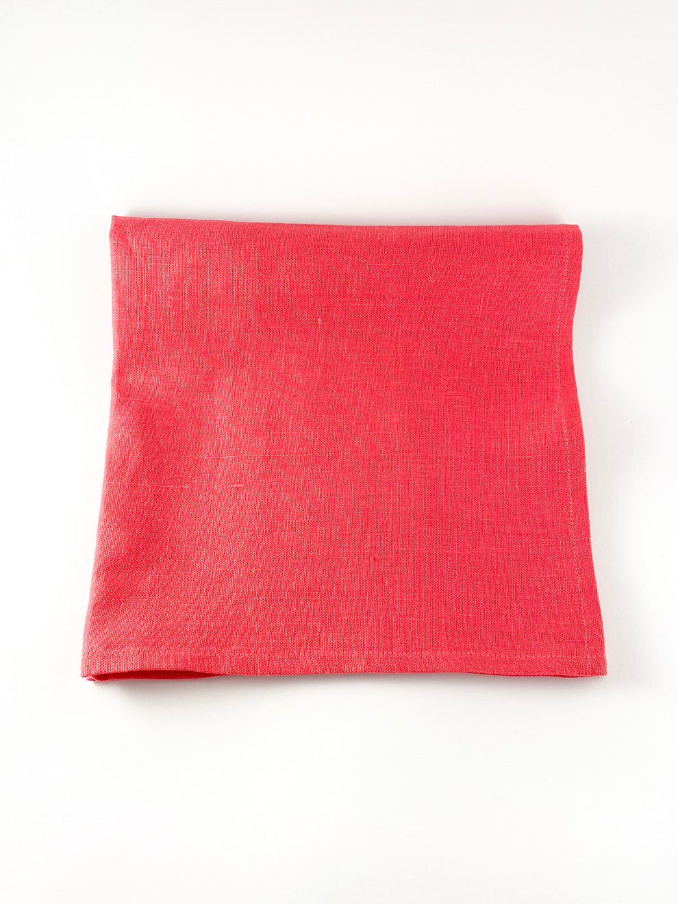 Ensemble de serviettes en lin rose