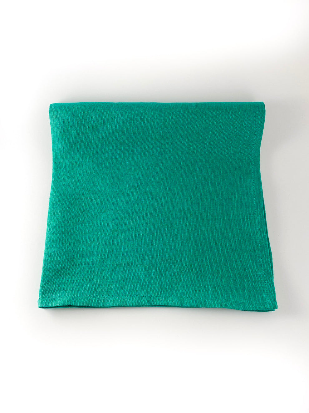 Ensemble de serviettes en lin vert forêt