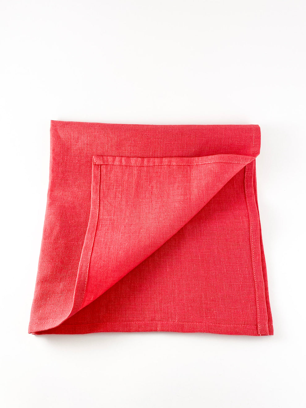 Ensemble de serviettes en lin rose