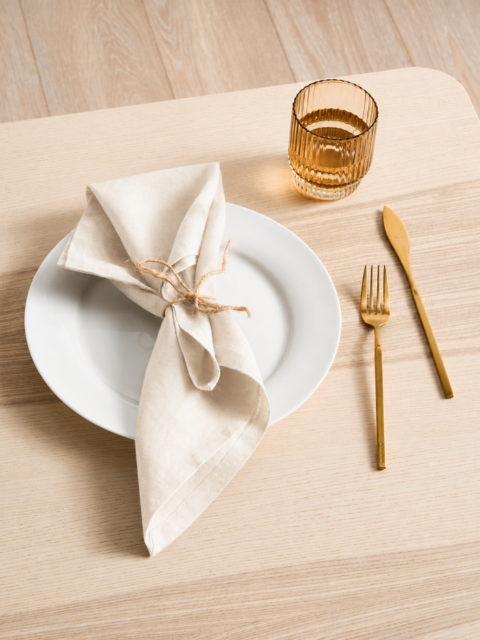 Ivory Linen Napkin Set