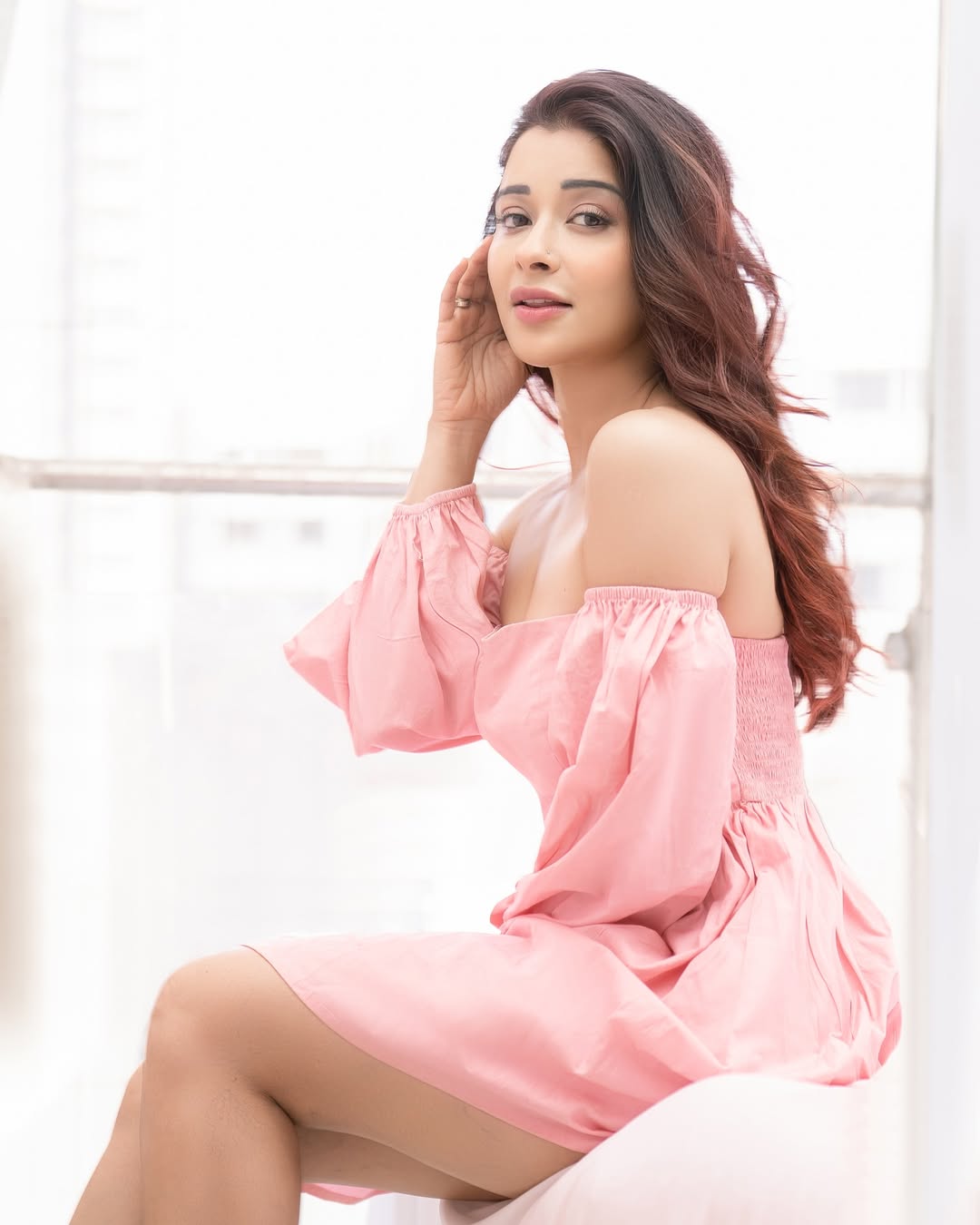 Pink Cotton Tube Smocked Dress | Tube Dress | Smocked Dress | Cotton Dress