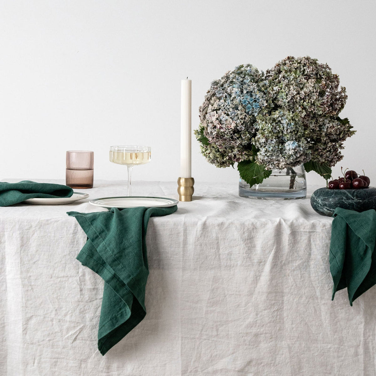 Ensemble de serviettes 100 % lin Jade