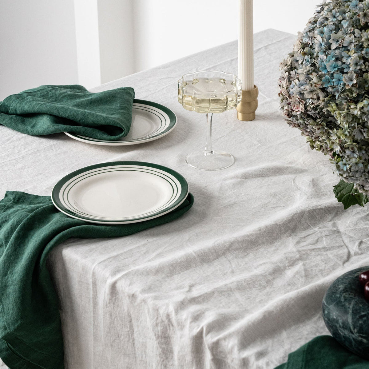 Ensemble de serviettes 100 % lin Jade