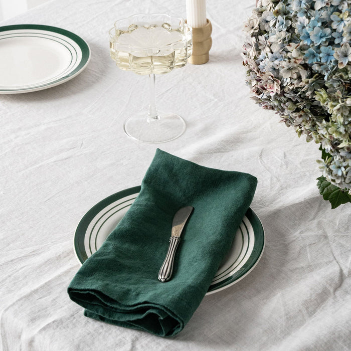 Ensemble de serviettes 100 % lin Jade