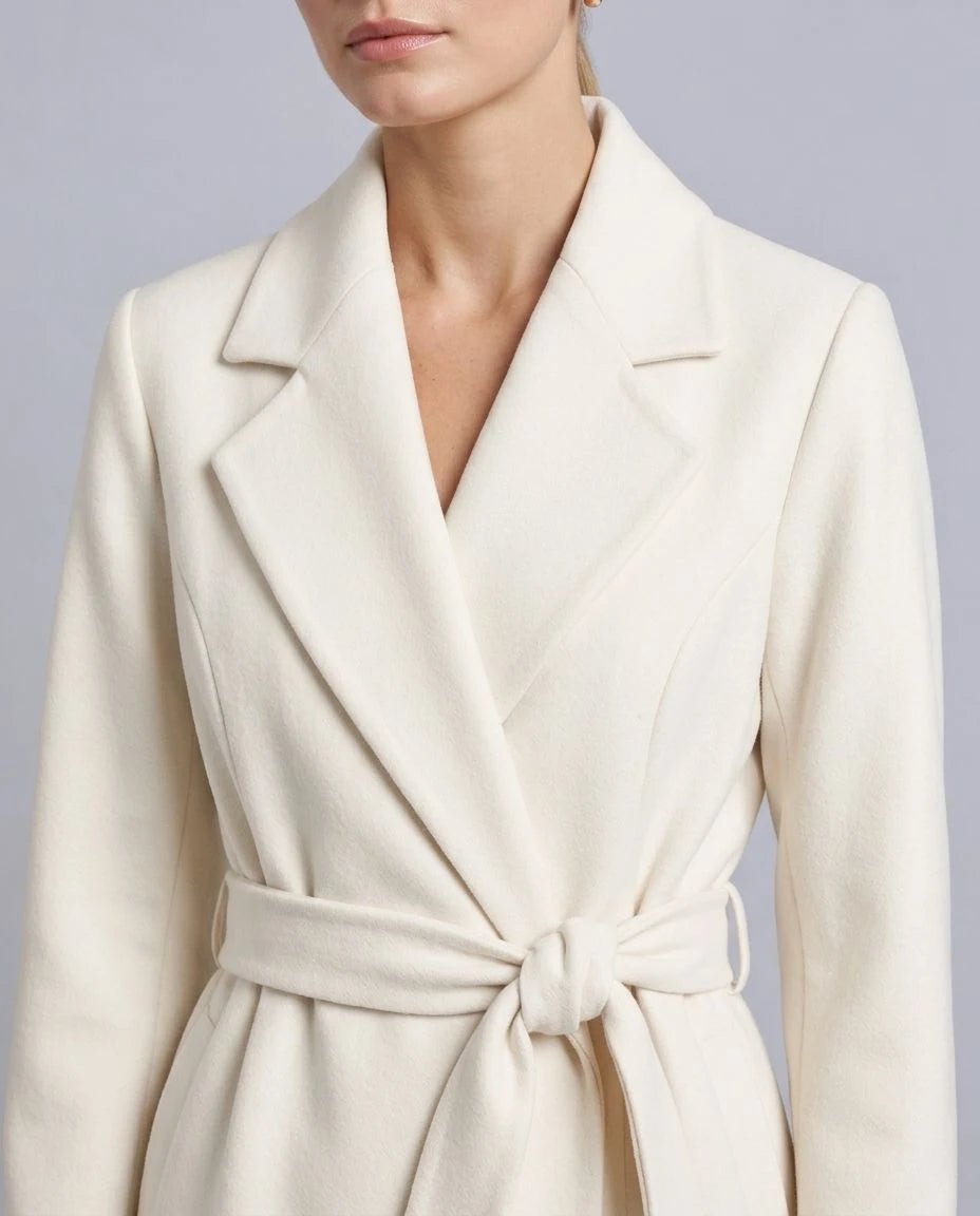 Starling Wool Belted Wrap Coat