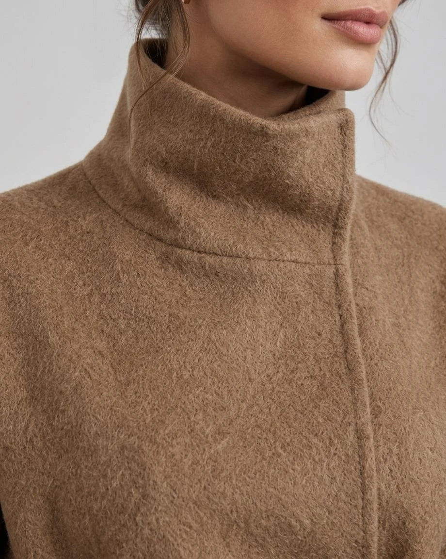 Stonehaven Wool Belted Wrap Jacket