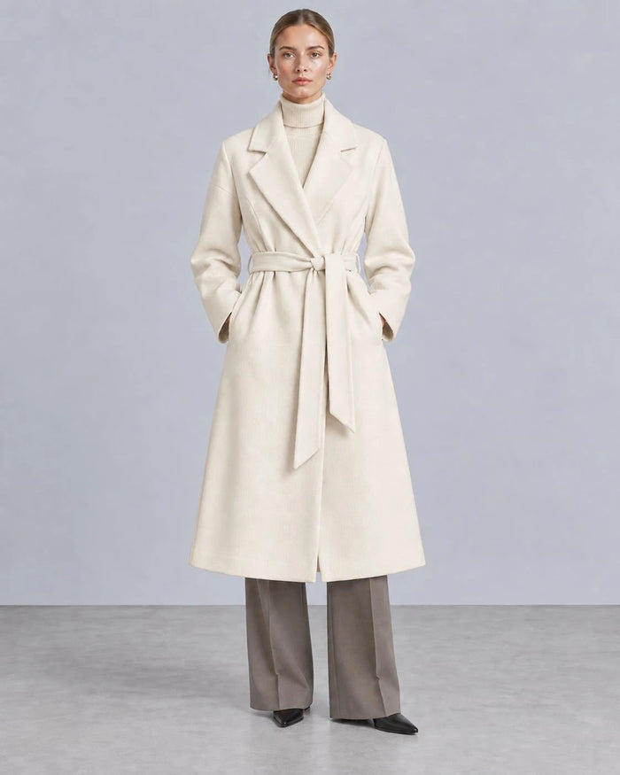 Starling Wool Belted Wrap Coat