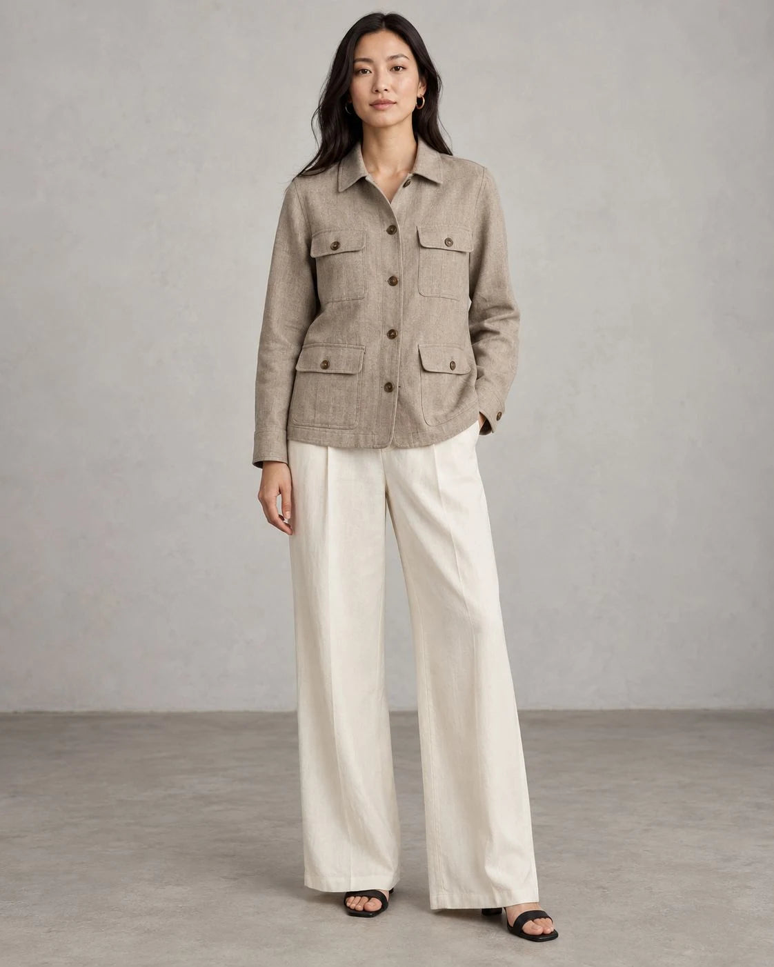 Fernhollow Linen Safari Jacket