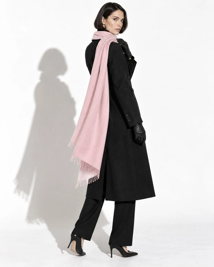 Powder Pink Pashmina Cashmere Shawl