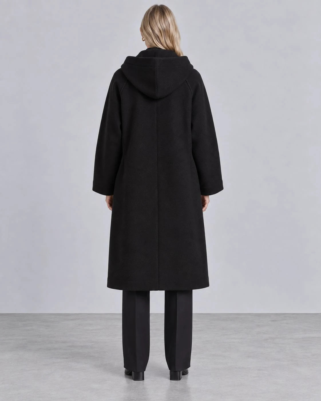 Driftwood Wool Toggle-Front Coat