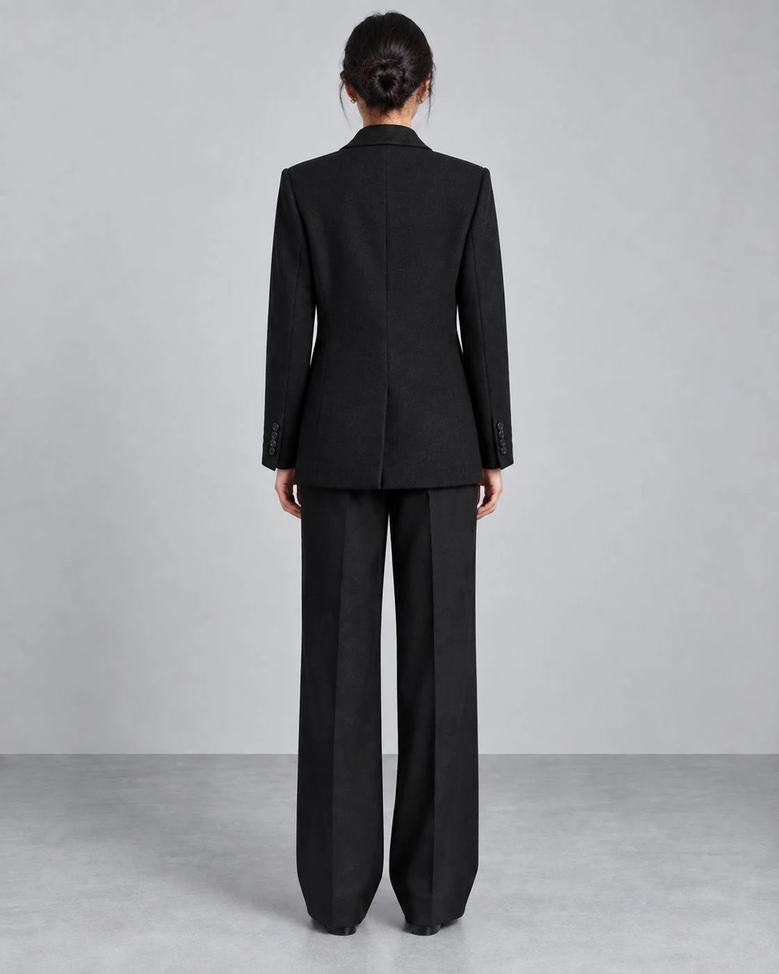 Mossfall Wool Double-Breasted Blazer