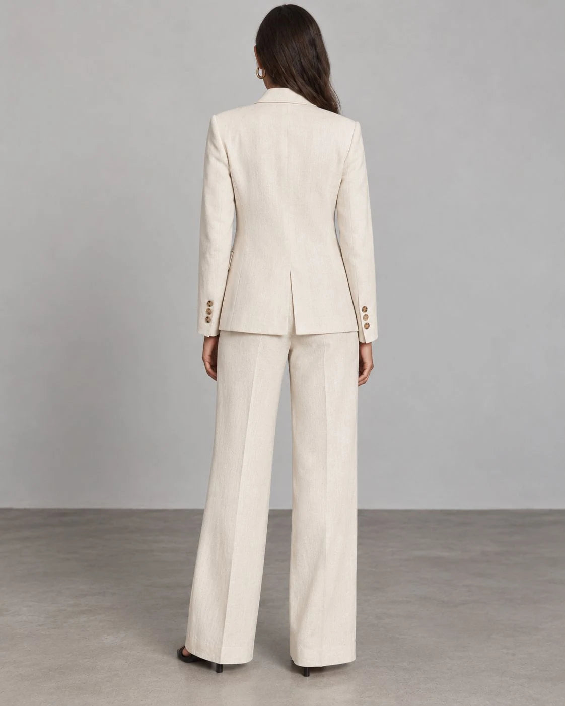 Windmere Linen Single-Breasted Blazer