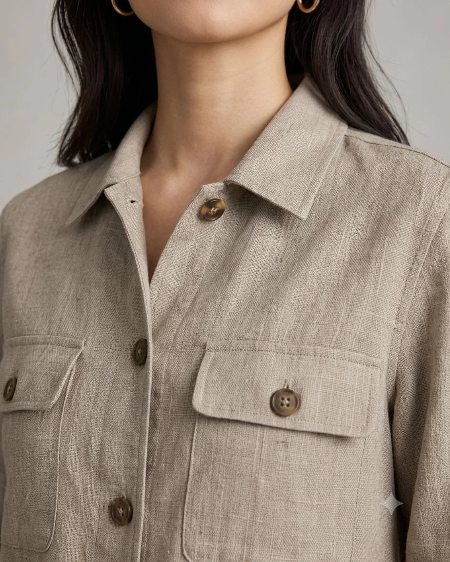 Fernhollow Linen Safari Jacket