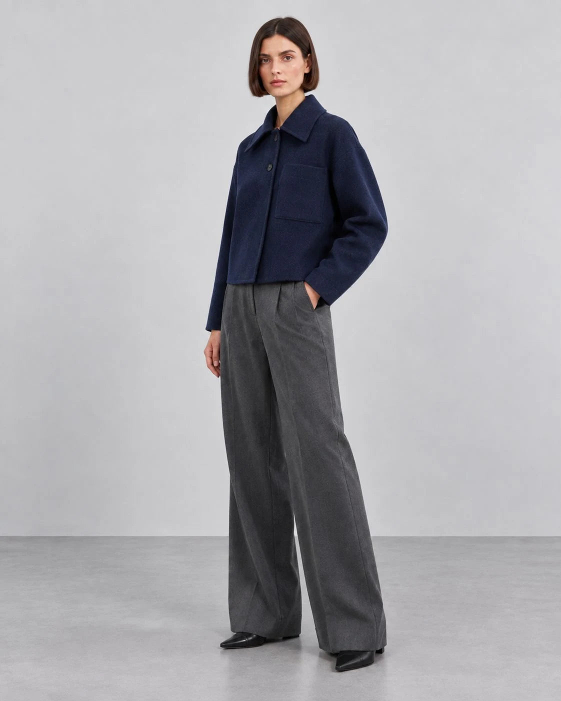 Copperline Wool Cropped Jacket