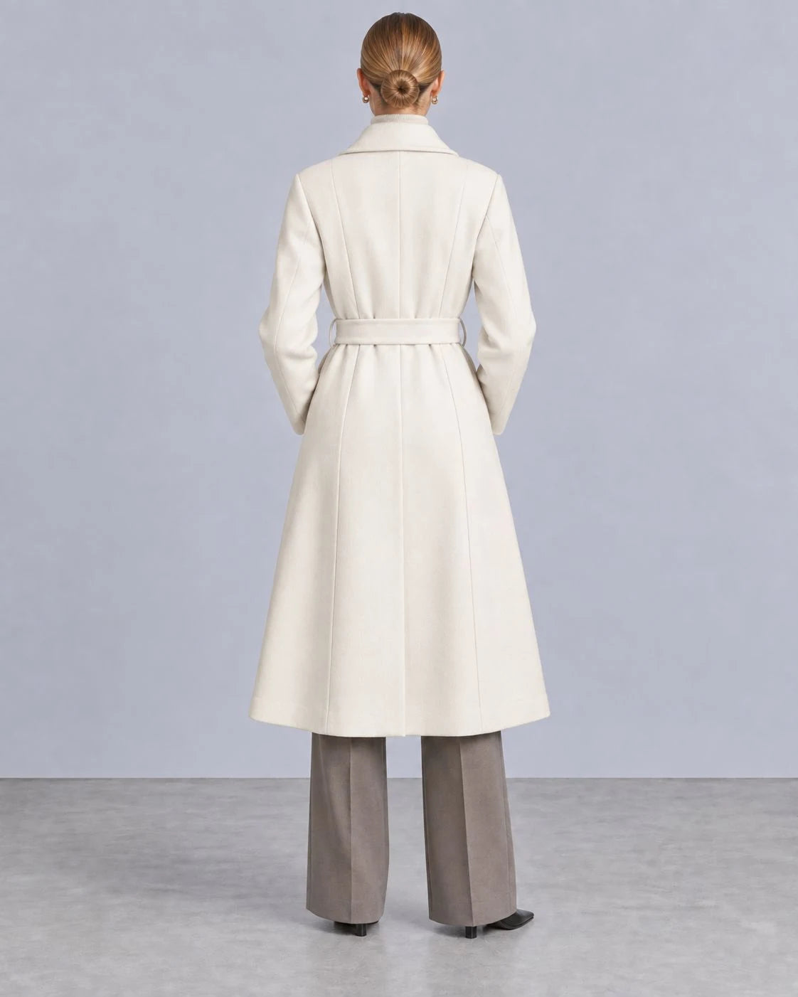 Starling Wool Belted Wrap Coat