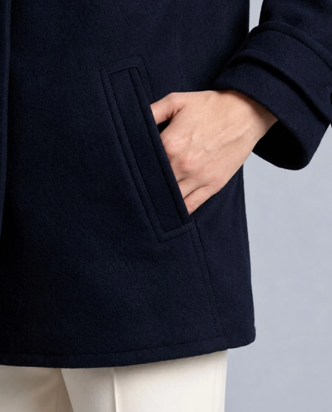 Aurora Wool Double-Breasted Coat