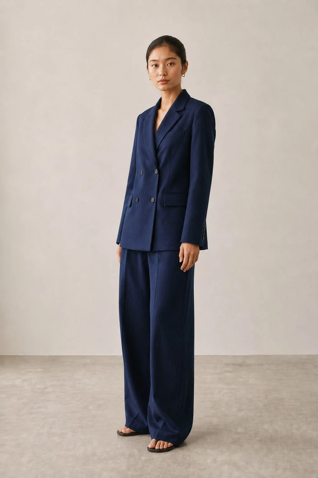 Ridgeline Linen Double-Breasted Blazer