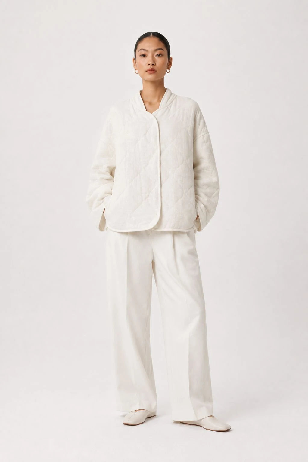 Frostwood Linen Quilted Liner Jacket
