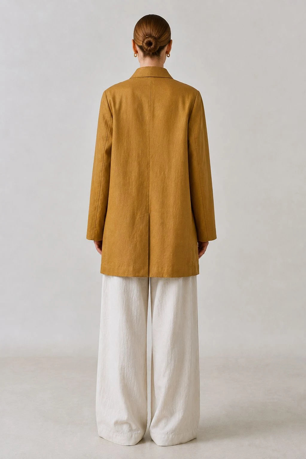 Thornfield Linen Relaxed-Fit Coat
