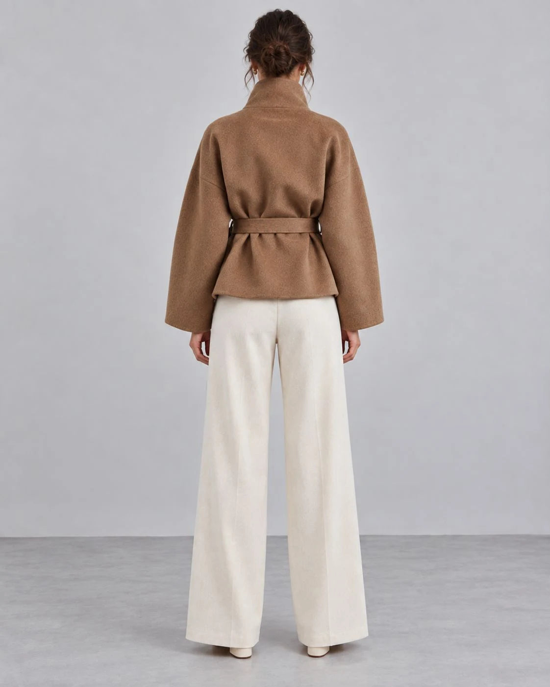Stonehaven Wool Belted Wrap Jacket