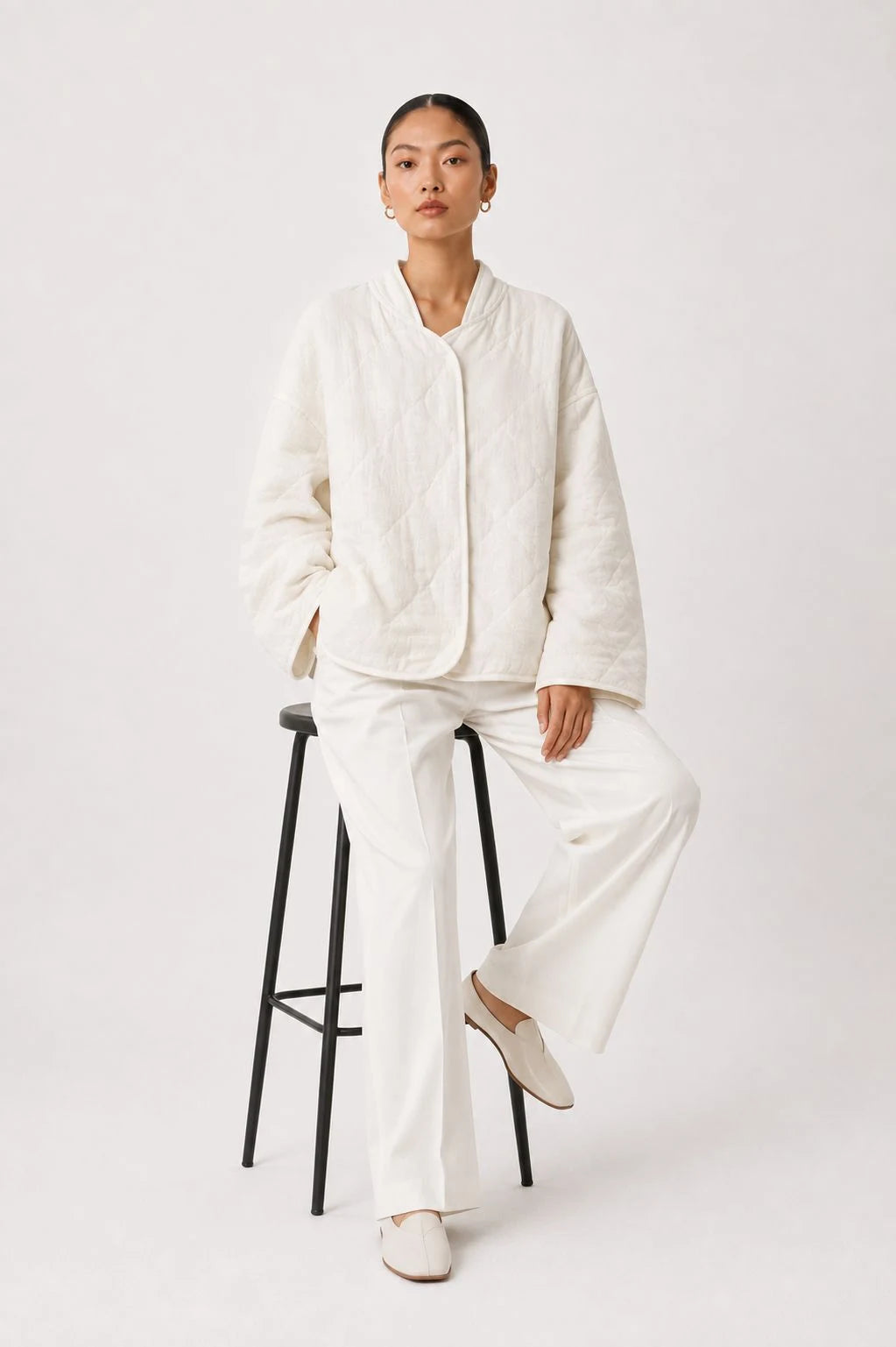 Frostwood Linen Quilted Liner Jacket