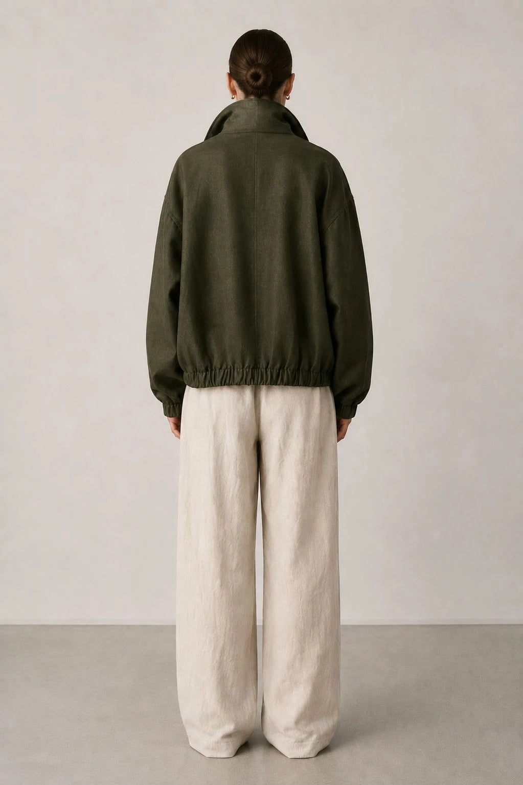 Wildwood Linen Bomber Jacket