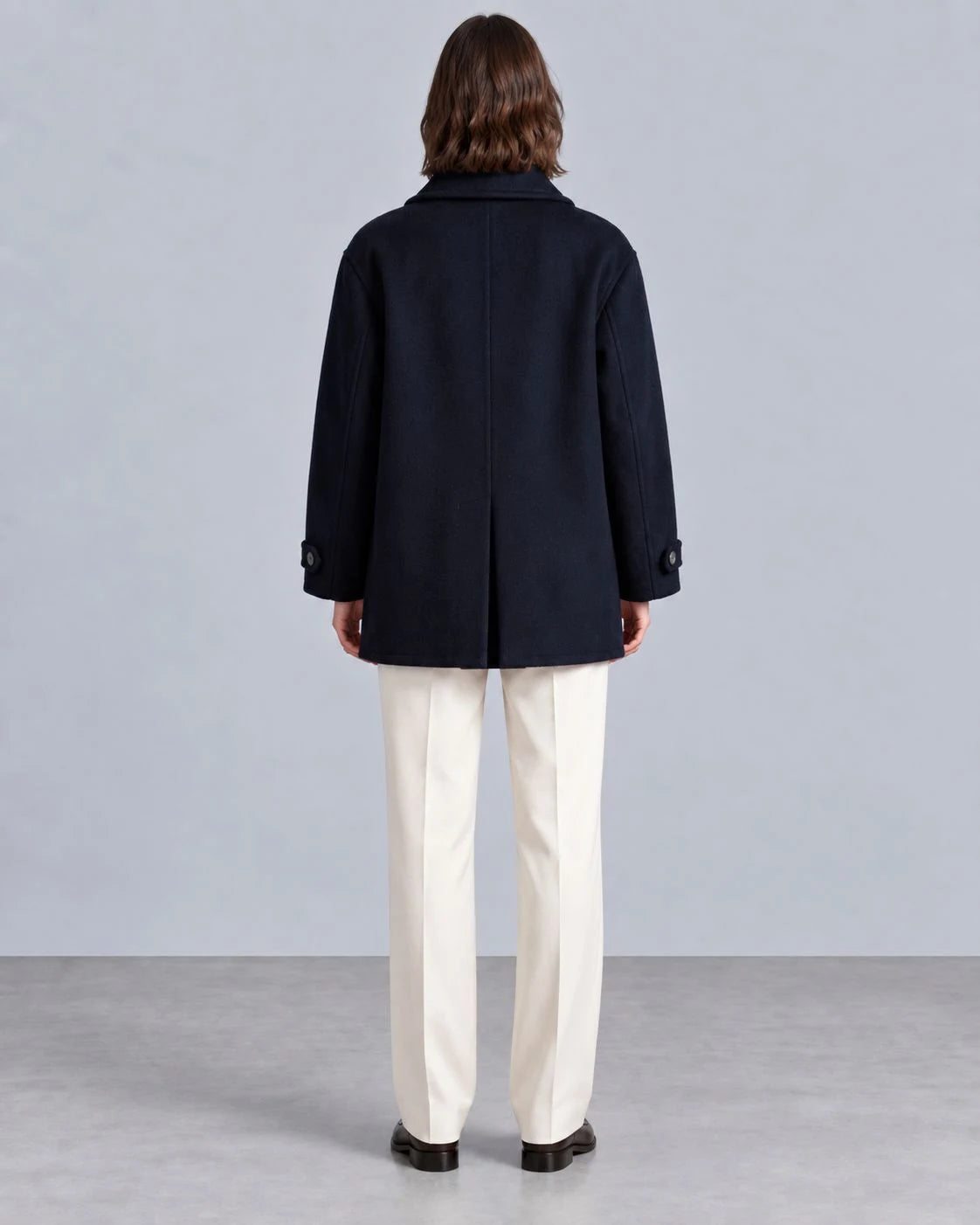Aurora Wool Double-Breasted Coat