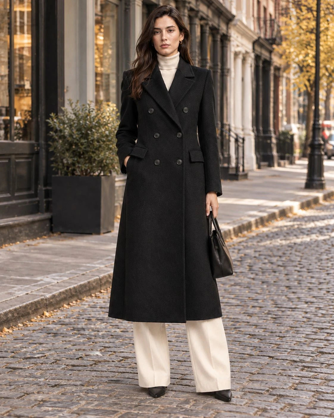 Timberline Wool Double-Breasted Coat