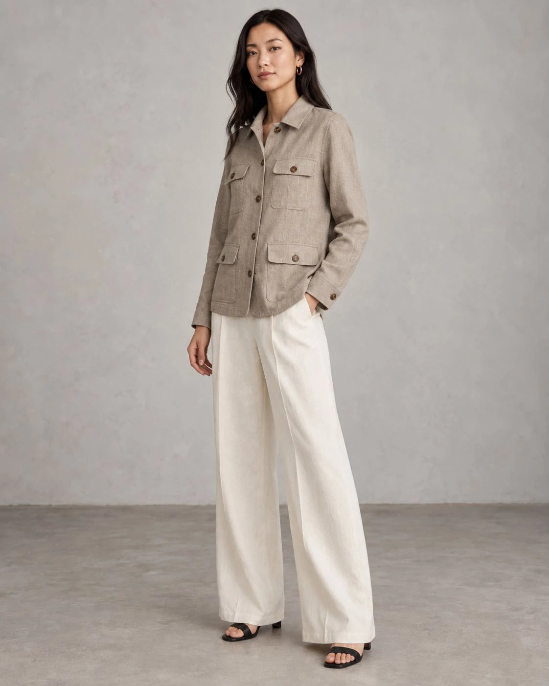 Fernhollow Linen Safari Jacket