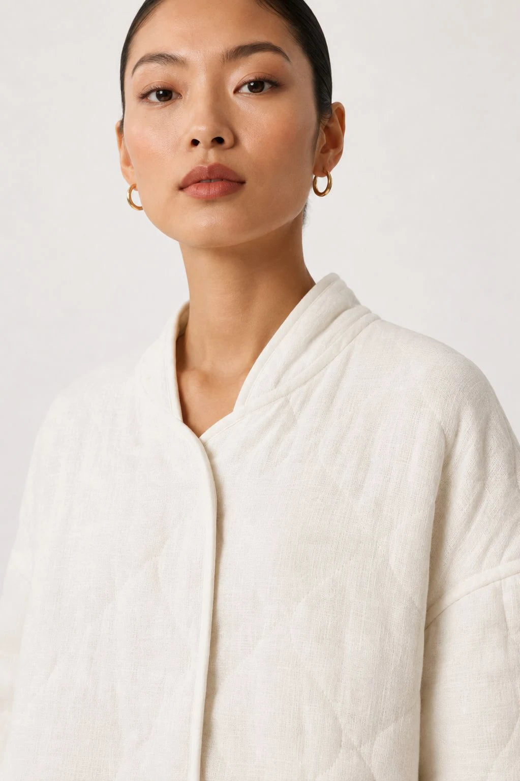Frostwood Linen Quilted Liner Jacket