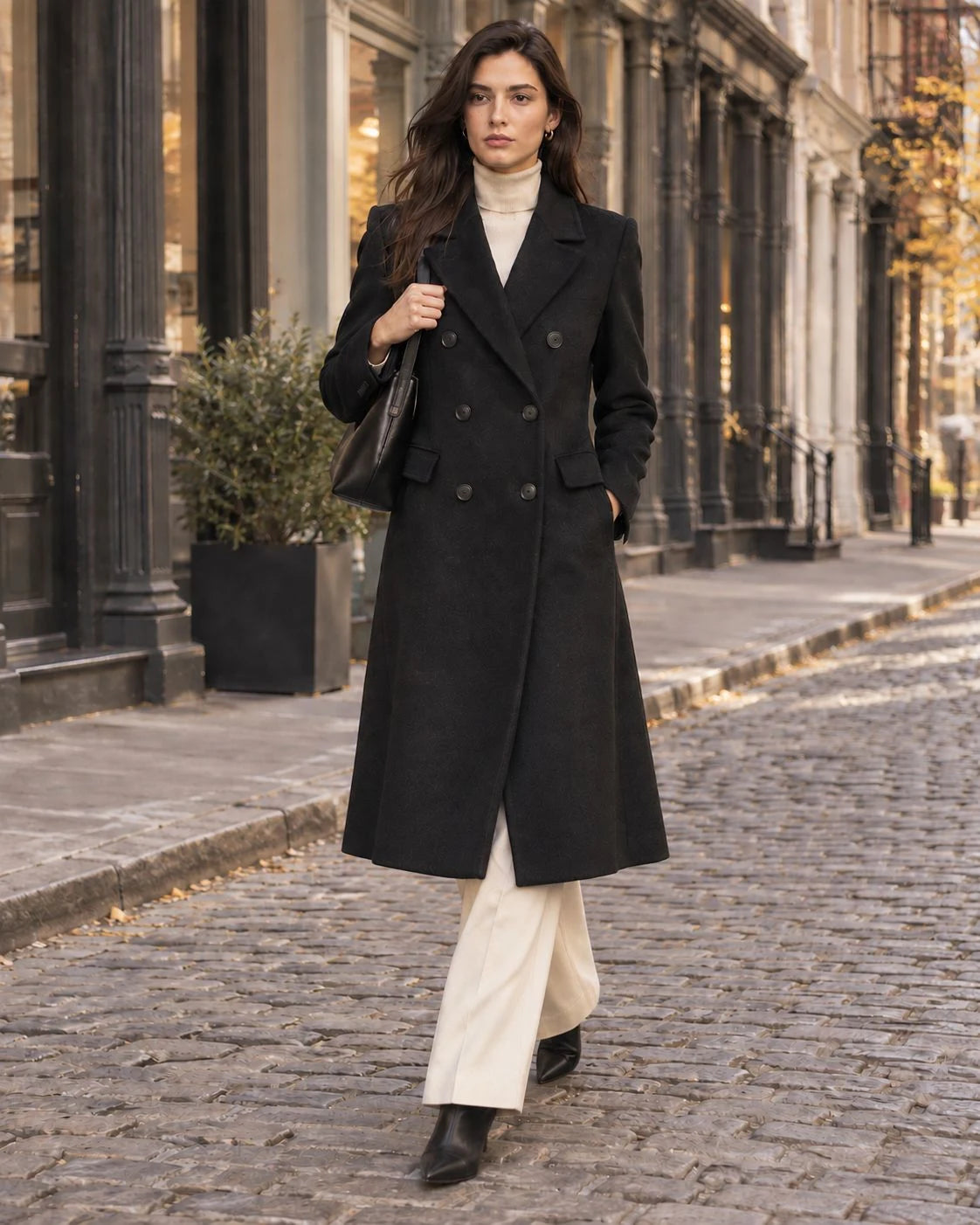 Timberline Wool Double-Breasted Coat