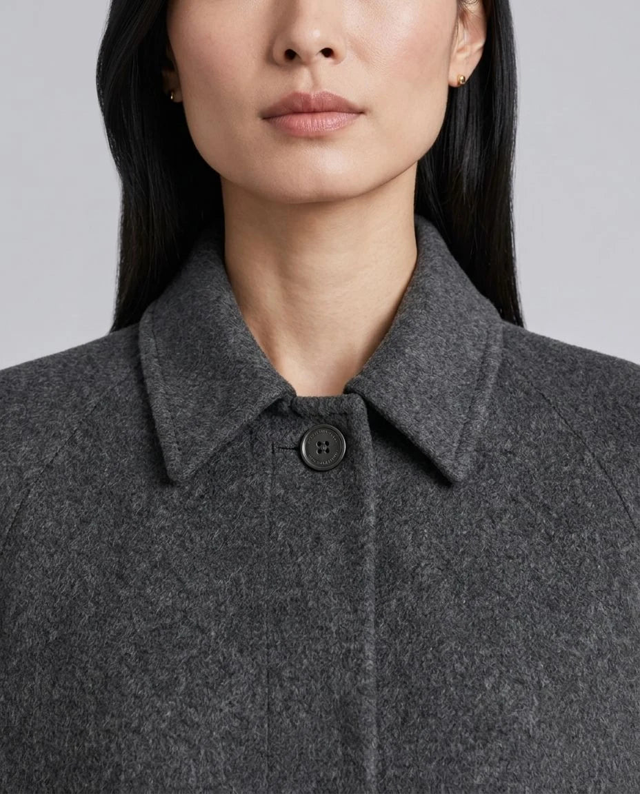 Ashgrove Wool Dramatic Cape Coat