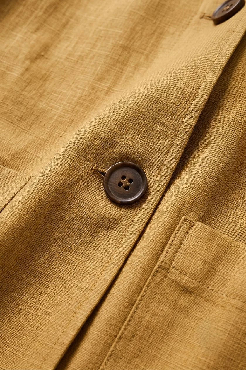 Thornfield Linen Relaxed-Fit Coat